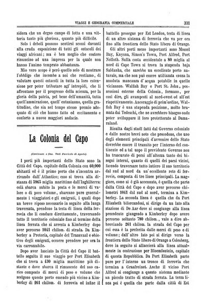 L'esplorazione commerciale e l'esploratore viaggi e geografia commerciale