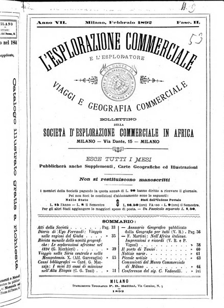 L'esplorazione commerciale e l'esploratore viaggi e geografia commerciale