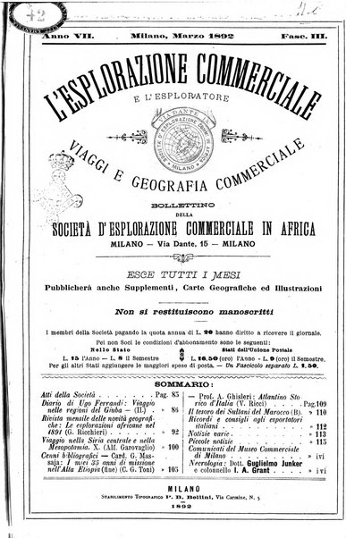 L'esplorazione commerciale e l'esploratore viaggi e geografia commerciale