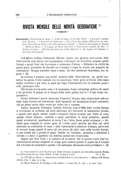 L'esplorazione commerciale e l'esploratore viaggi e geografia commerciale