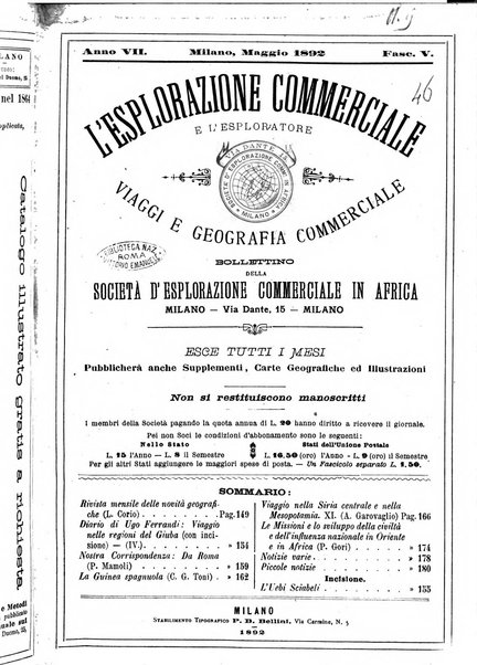 L'esplorazione commerciale e l'esploratore viaggi e geografia commerciale