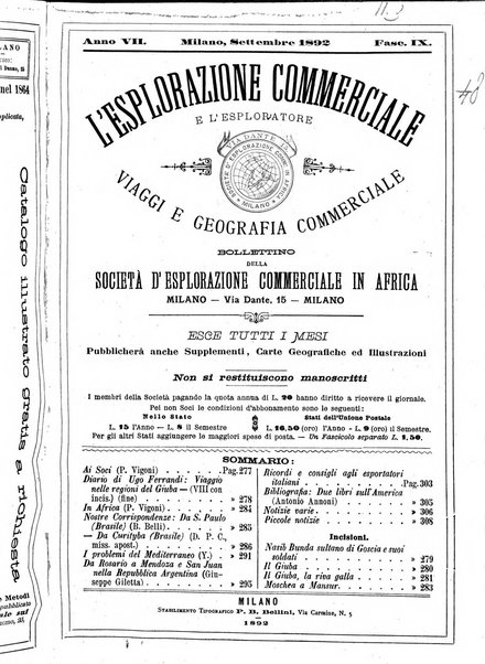 L'esplorazione commerciale e l'esploratore viaggi e geografia commerciale