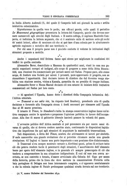 L'esplorazione commerciale e l'esploratore viaggi e geografia commerciale