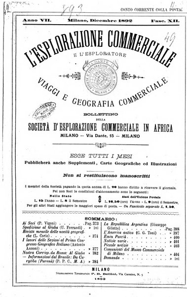 L'esplorazione commerciale e l'esploratore viaggi e geografia commerciale