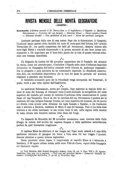 L'esplorazione commerciale e l'esploratore viaggi e geografia commerciale