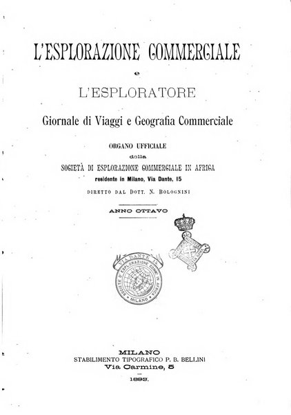 L'esplorazione commerciale e l'esploratore viaggi e geografia commerciale