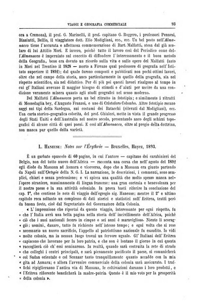 L'esplorazione commerciale e l'esploratore viaggi e geografia commerciale