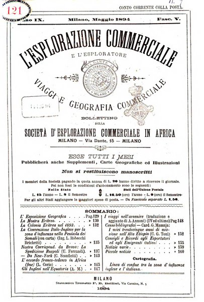 L'esplorazione commerciale e l'esploratore viaggi e geografia commerciale