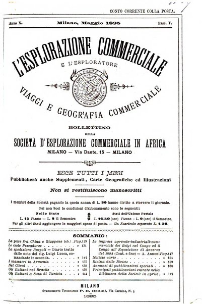 L'esplorazione commerciale e l'esploratore viaggi e geografia commerciale