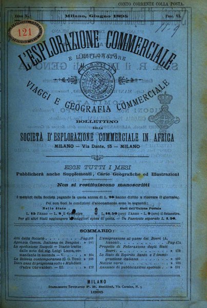 L'esplorazione commerciale e l'esploratore viaggi e geografia commerciale