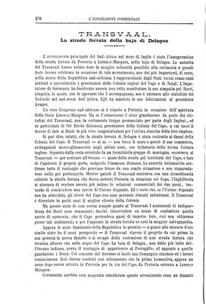 L'esplorazione commerciale e l'esploratore viaggi e geografia commerciale