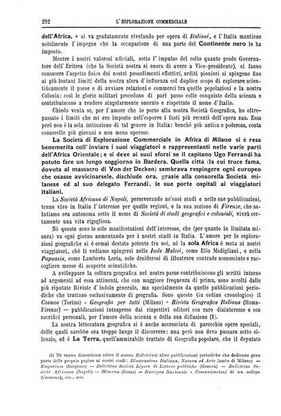 L'esplorazione commerciale e l'esploratore viaggi e geografia commerciale