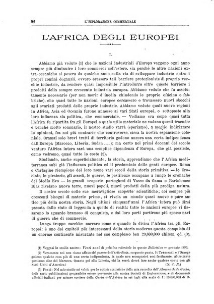 L'esplorazione commerciale e l'esploratore viaggi e geografia commerciale