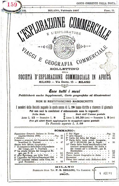 L'esplorazione commerciale e l'esploratore viaggi e geografia commerciale