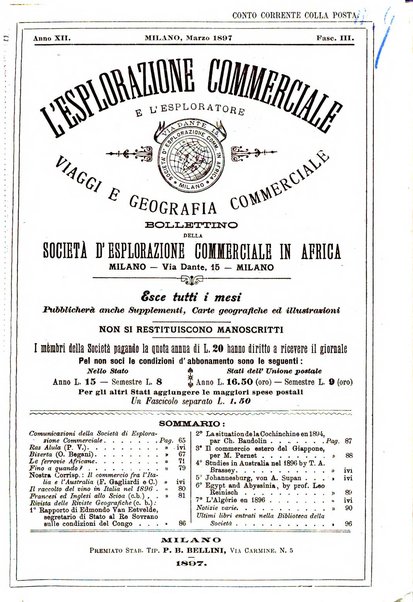 L'esplorazione commerciale e l'esploratore viaggi e geografia commerciale