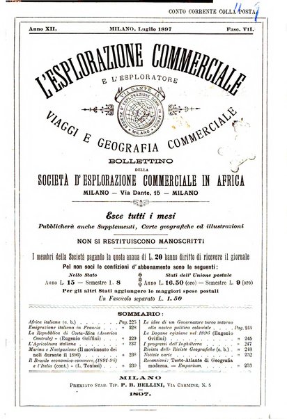 L'esplorazione commerciale e l'esploratore viaggi e geografia commerciale