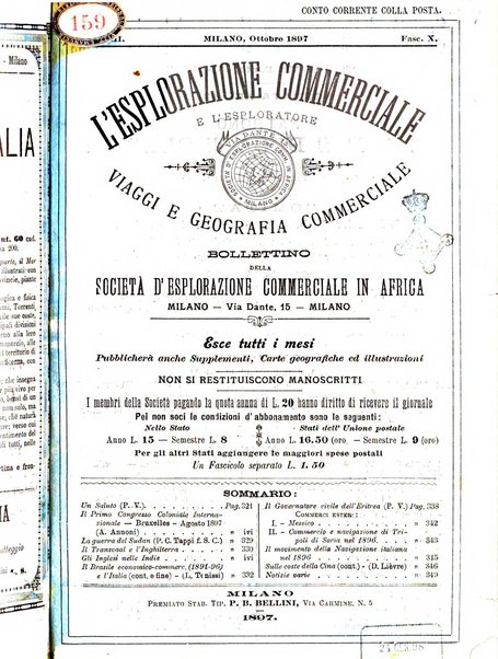 L'esplorazione commerciale e l'esploratore viaggi e geografia commerciale