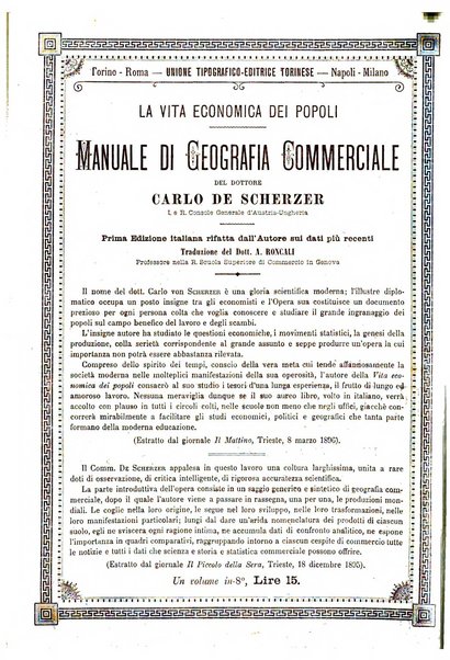 L'esplorazione commerciale e l'esploratore viaggi e geografia commerciale