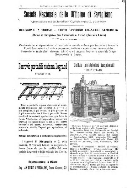 L' Italia agricola giornale di agricoltura