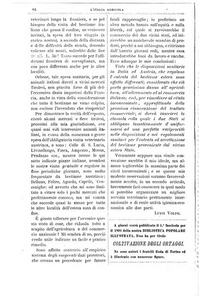 L' Italia agricola giornale di agricoltura