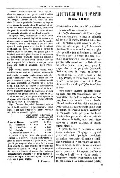 L' Italia agricola giornale di agricoltura