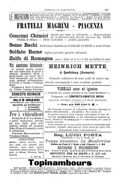 L' Italia agricola giornale di agricoltura