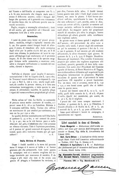 L' Italia agricola giornale di agricoltura