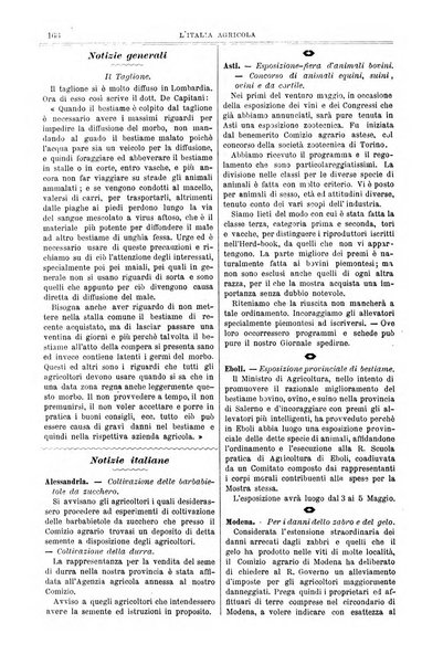 L' Italia agricola giornale di agricoltura