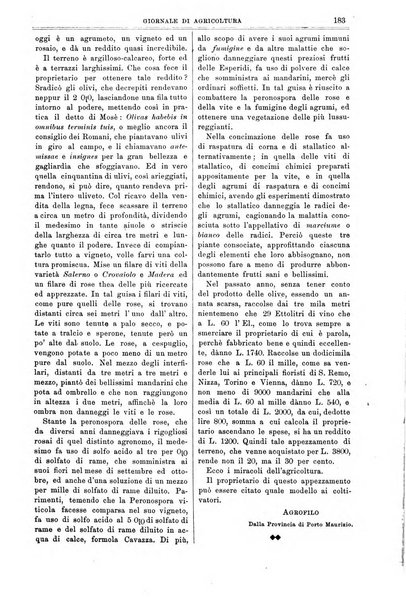 L' Italia agricola giornale di agricoltura