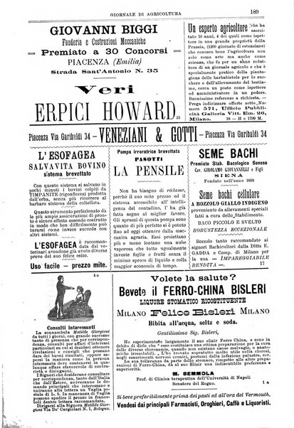 L' Italia agricola giornale di agricoltura