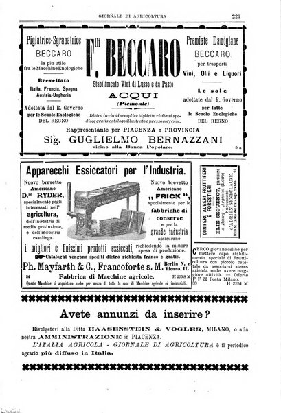 L' Italia agricola giornale di agricoltura