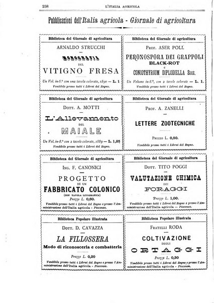 L' Italia agricola giornale di agricoltura