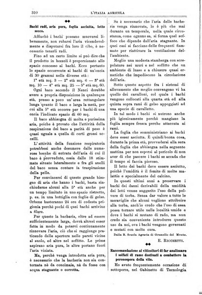 L' Italia agricola giornale di agricoltura