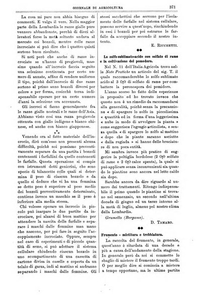 L' Italia agricola giornale di agricoltura