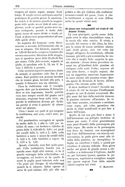 L' Italia agricola giornale di agricoltura