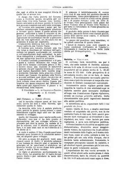 L' Italia agricola giornale di agricoltura