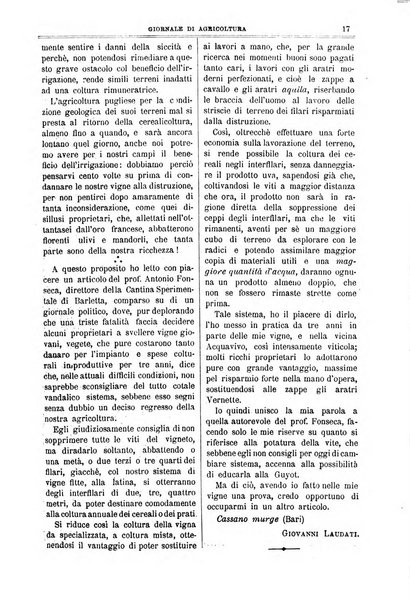 L' Italia agricola giornale di agricoltura