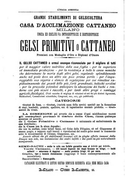 L' Italia agricola giornale di agricoltura