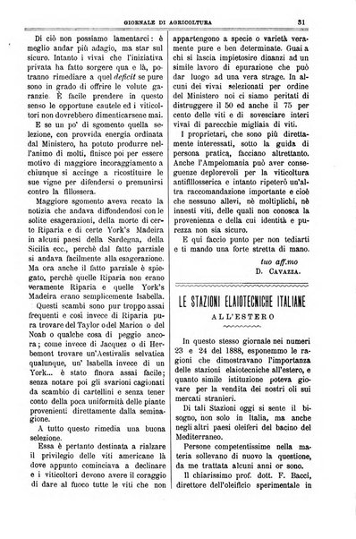 L' Italia agricola giornale di agricoltura