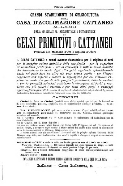 L' Italia agricola giornale di agricoltura