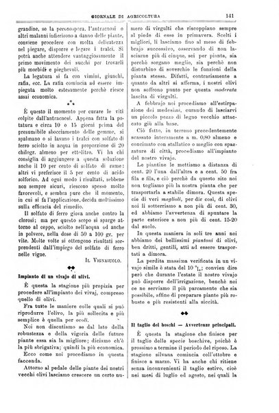 L' Italia agricola giornale di agricoltura