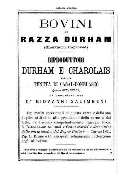 L' Italia agricola giornale di agricoltura