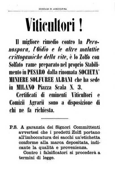 L' Italia agricola giornale di agricoltura