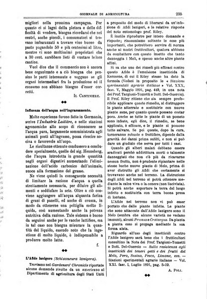 L' Italia agricola giornale di agricoltura