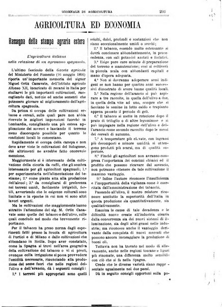 L' Italia agricola giornale di agricoltura