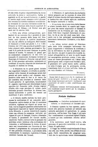 L' Italia agricola giornale di agricoltura