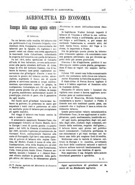 L' Italia agricola giornale di agricoltura