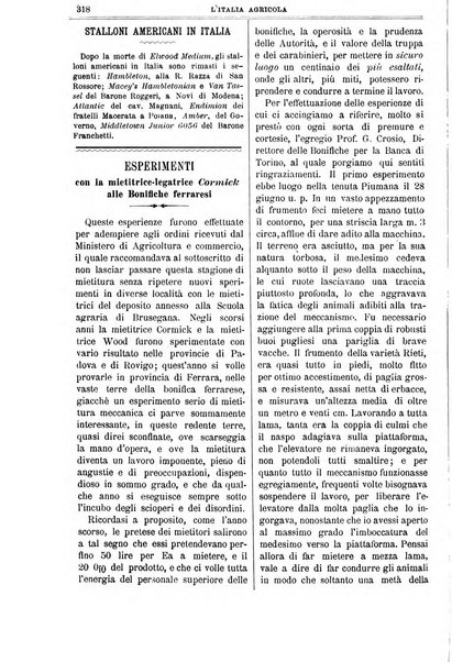 L' Italia agricola giornale di agricoltura