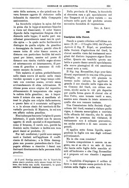 L' Italia agricola giornale di agricoltura