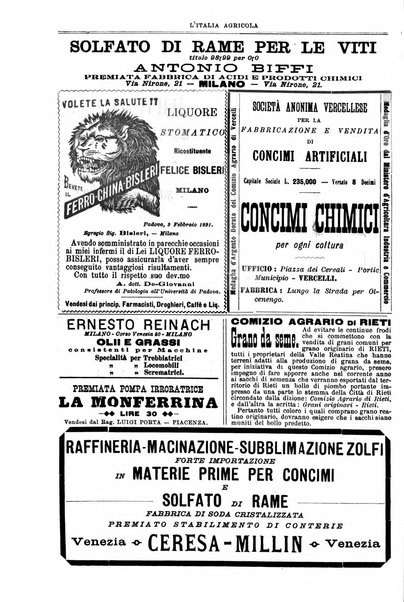 L' Italia agricola giornale di agricoltura